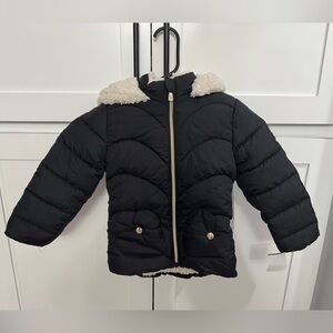 Kensie Girl Black Puffer Jacket Size 3T